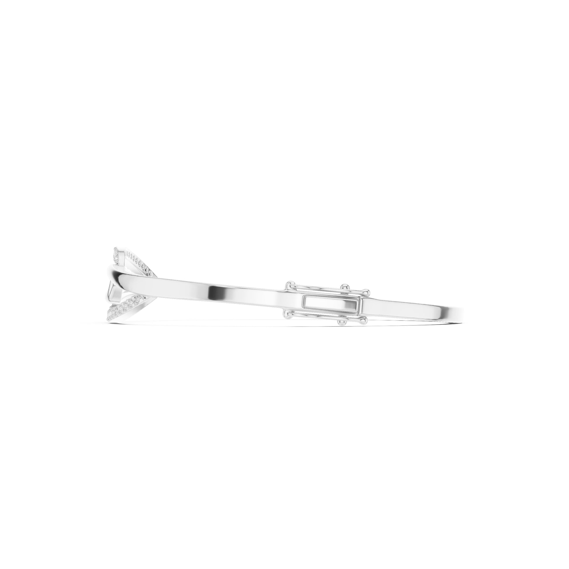 Round Bangle Lab Grown Diamond Bracelet