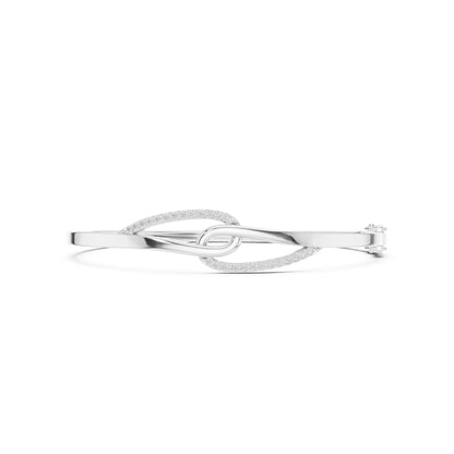 Round Bangle Lab Grown Diamond Bracelet