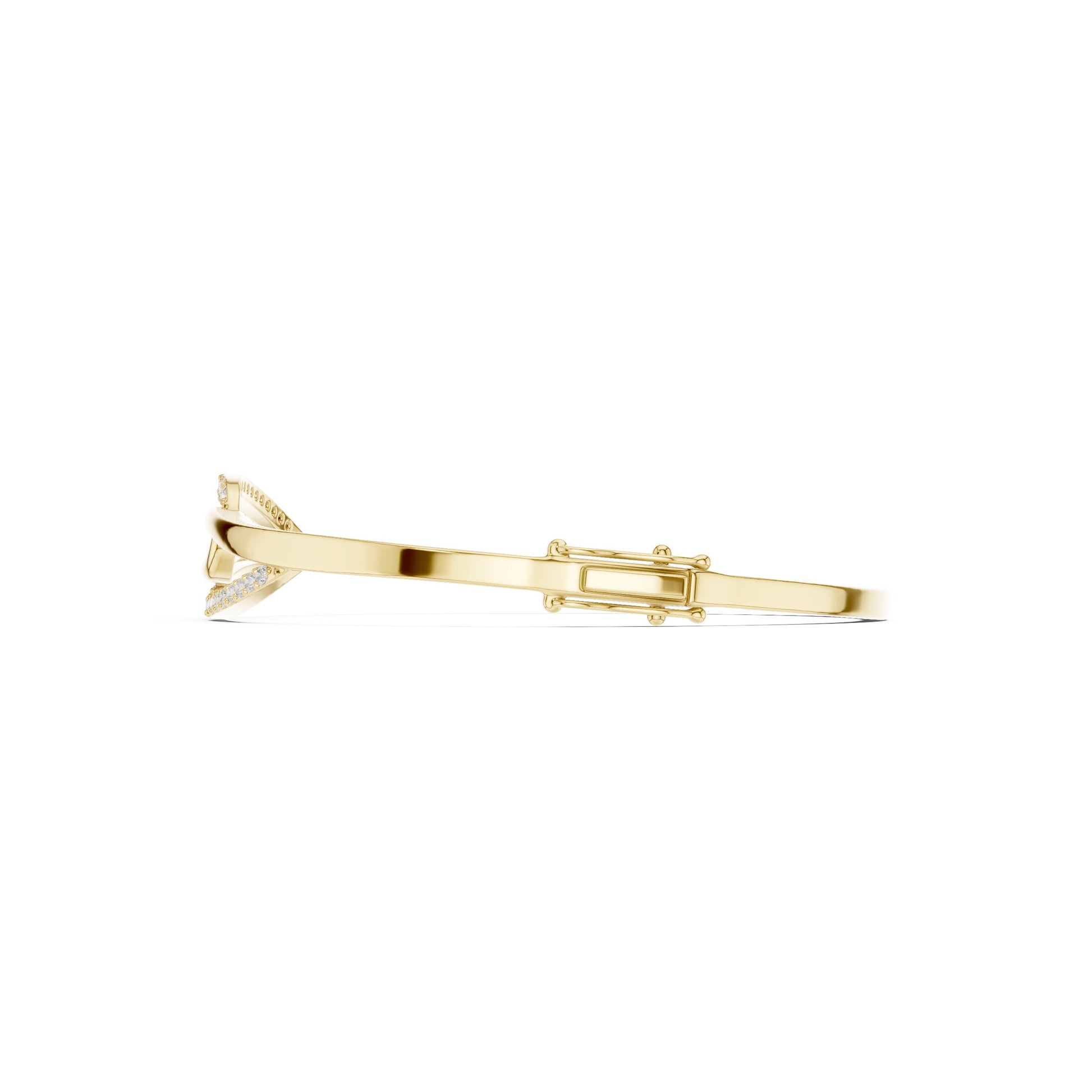 Round Bangle Lab Grown Diamond Bracelet