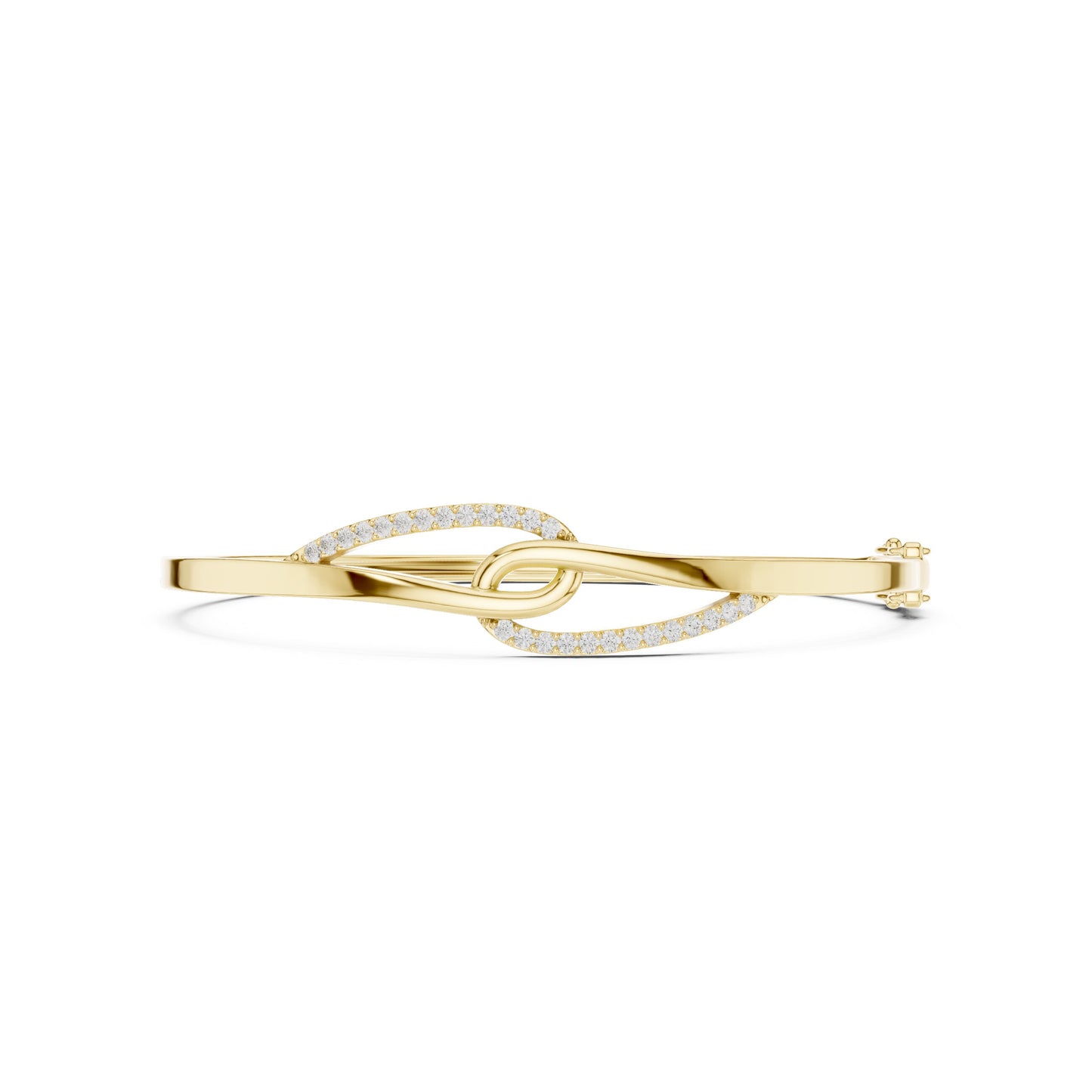 Round Bangle Lab Grown Diamond Bracelet