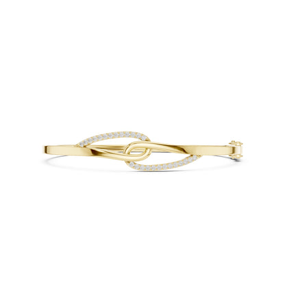 Round Bangle Lab Grown Diamond Bracelet