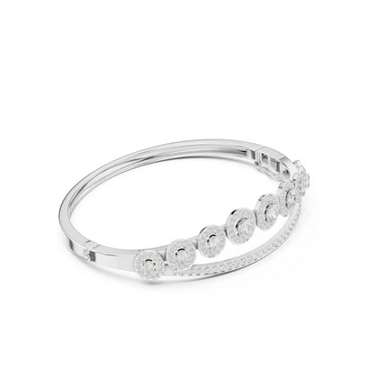 Round Bangle Lab Grown Diamond Bracelet