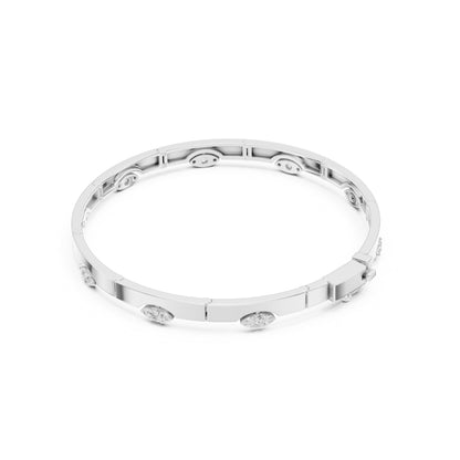 Marquise Bangle Lab Grown Diamond Bracelet