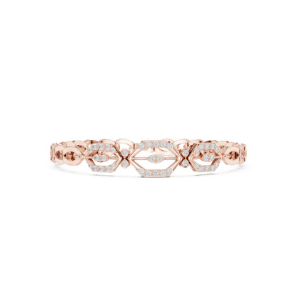 Marquise Tennis Lab Grown Diamond Bracelet