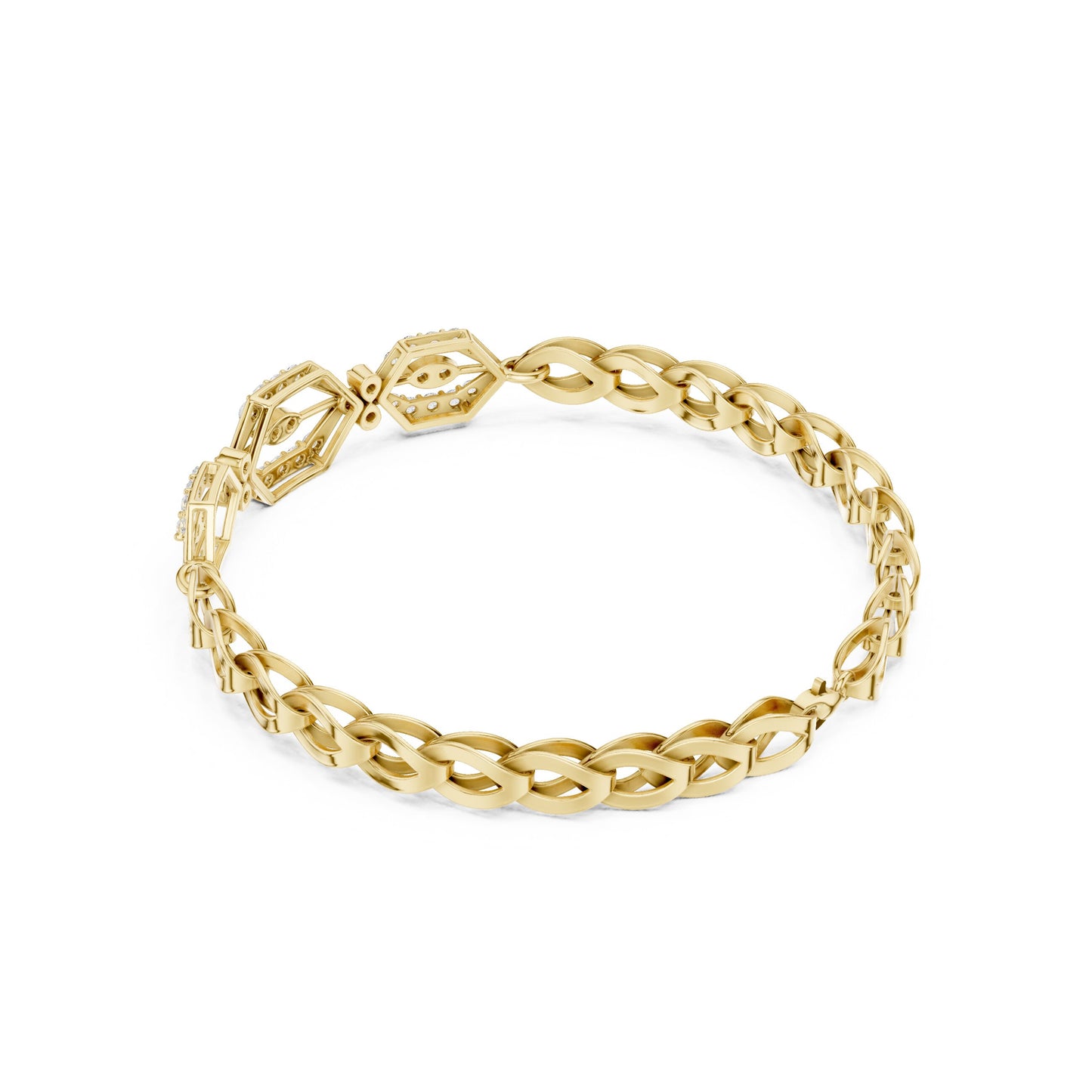 Marquise Tennis Lab Grown Diamond Bracelet