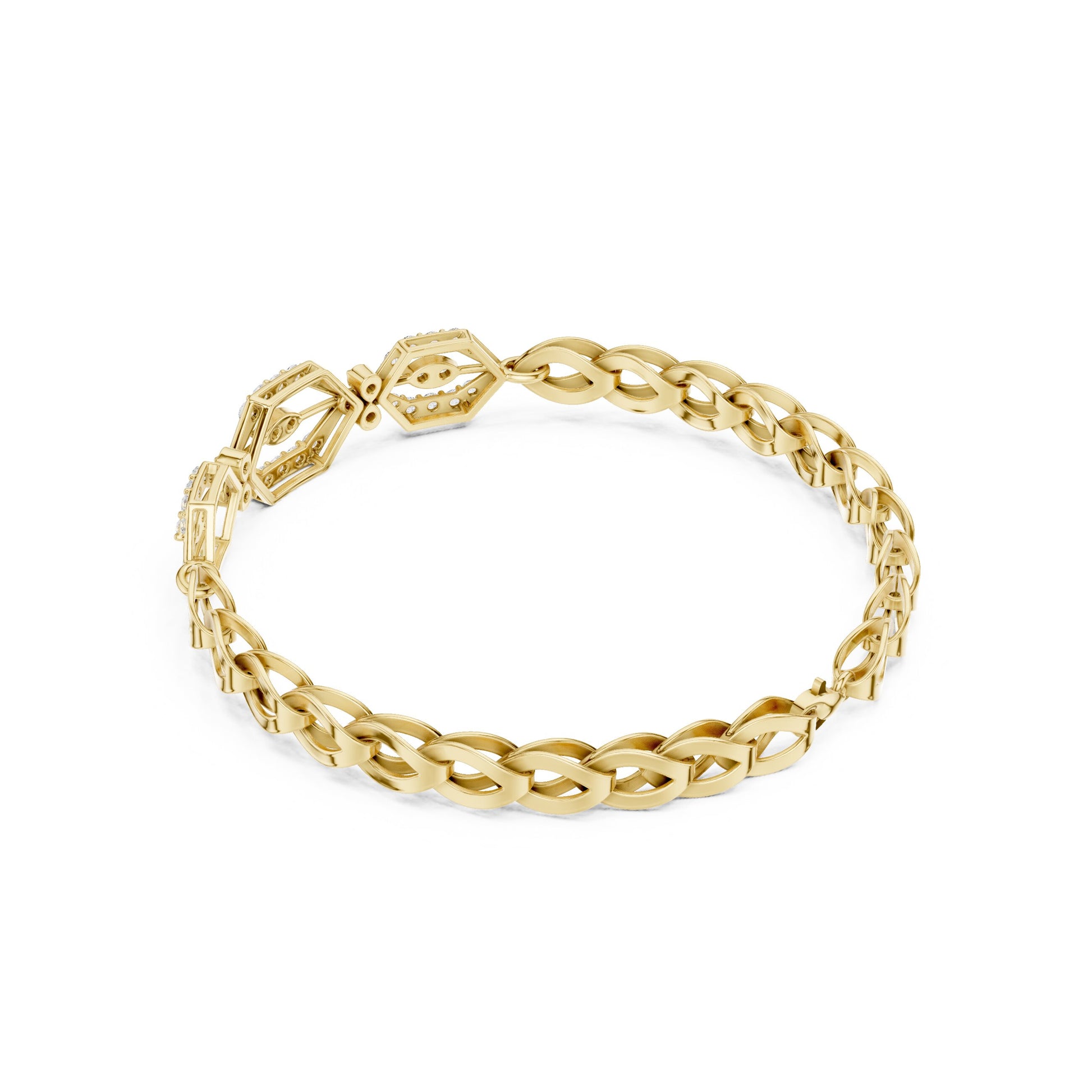 Marquise Tennis Lab Grown Diamond Bracelet