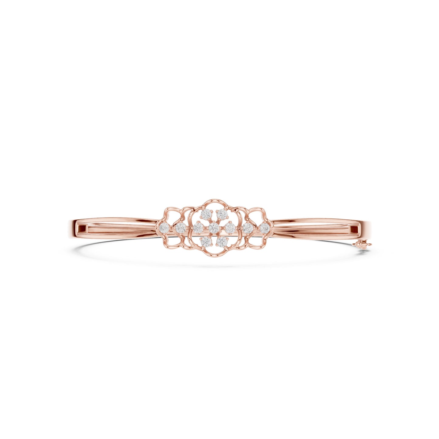 Pear Bangle Lab Grown Diamond Bracelet