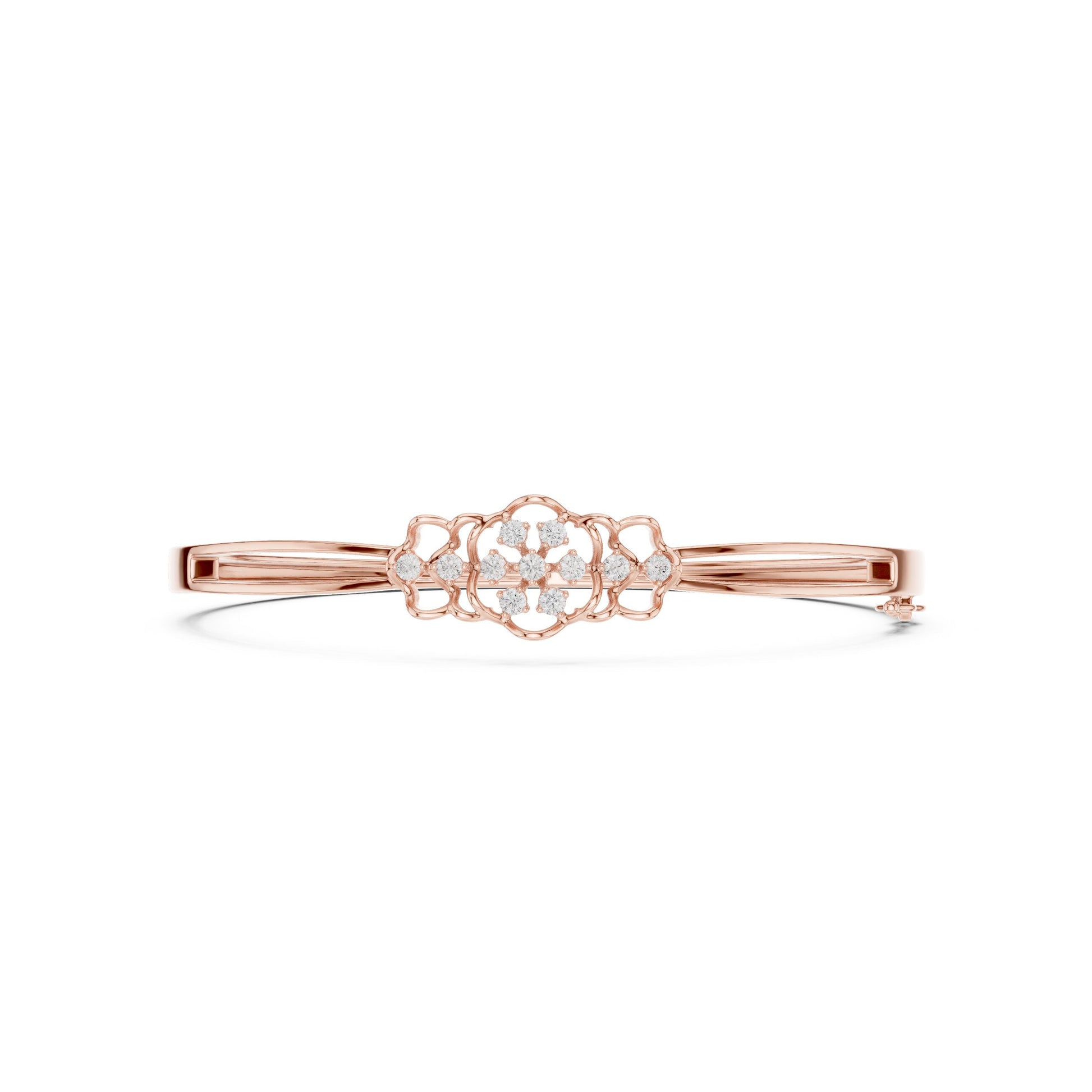 Pear Bangle Lab Grown Diamond Bracelet