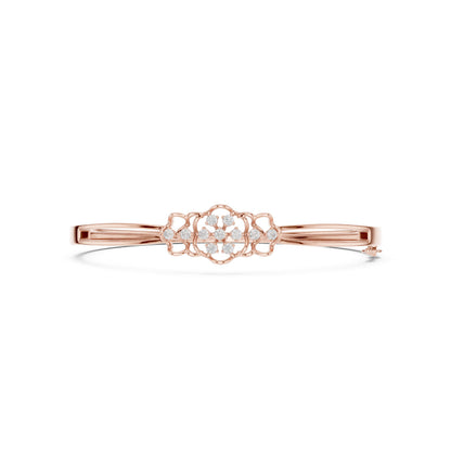 Pear Bangle Lab Grown Diamond Bracelet