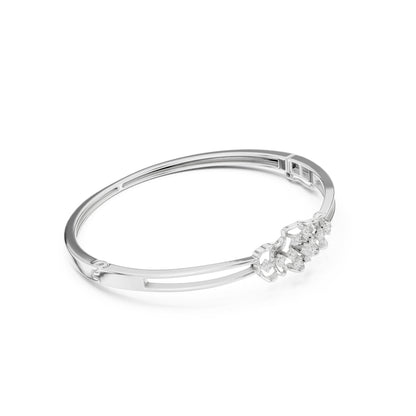 Pear Bangle Lab Grown Diamond Bracelet