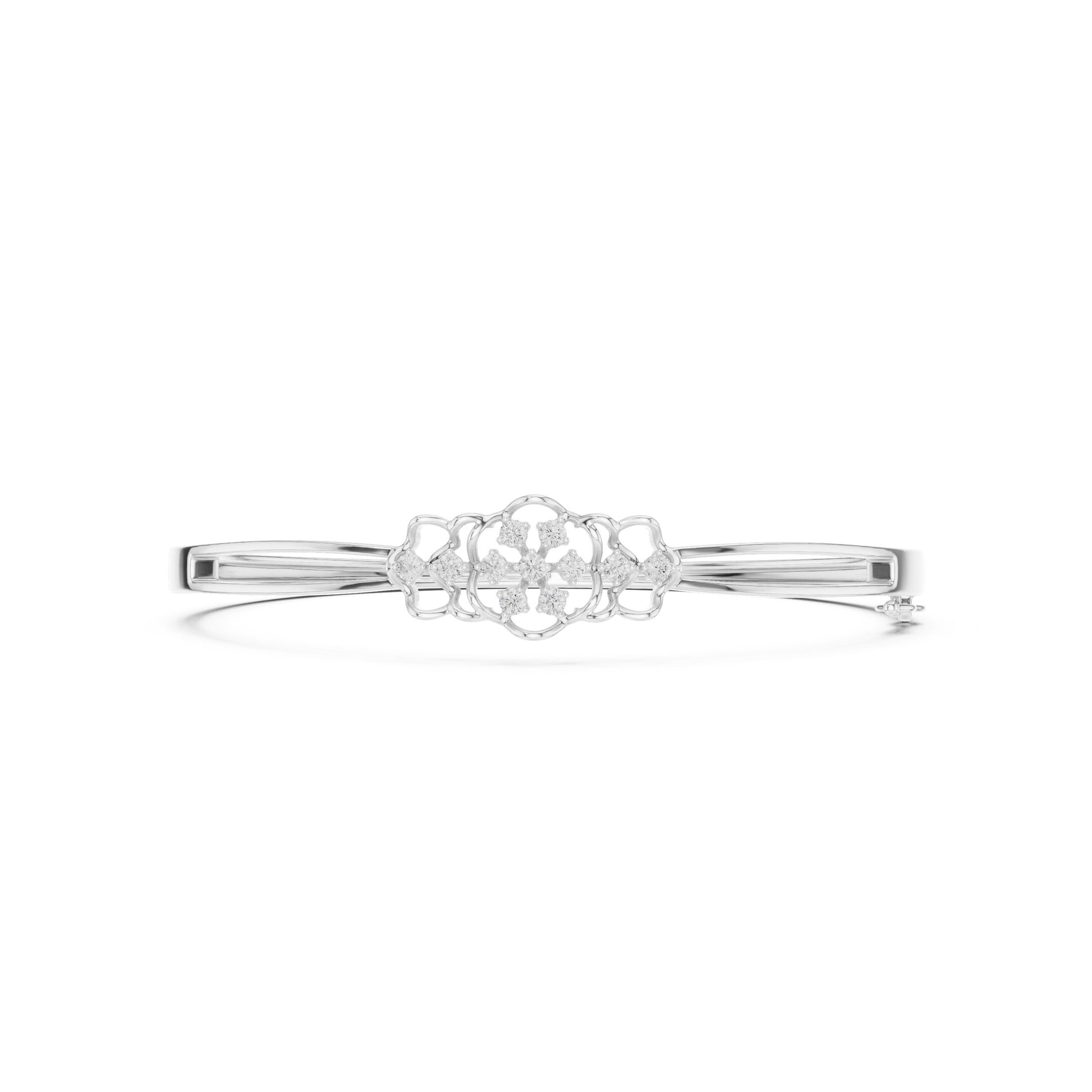 Pear Bangle Lab Grown Diamond Bracelet