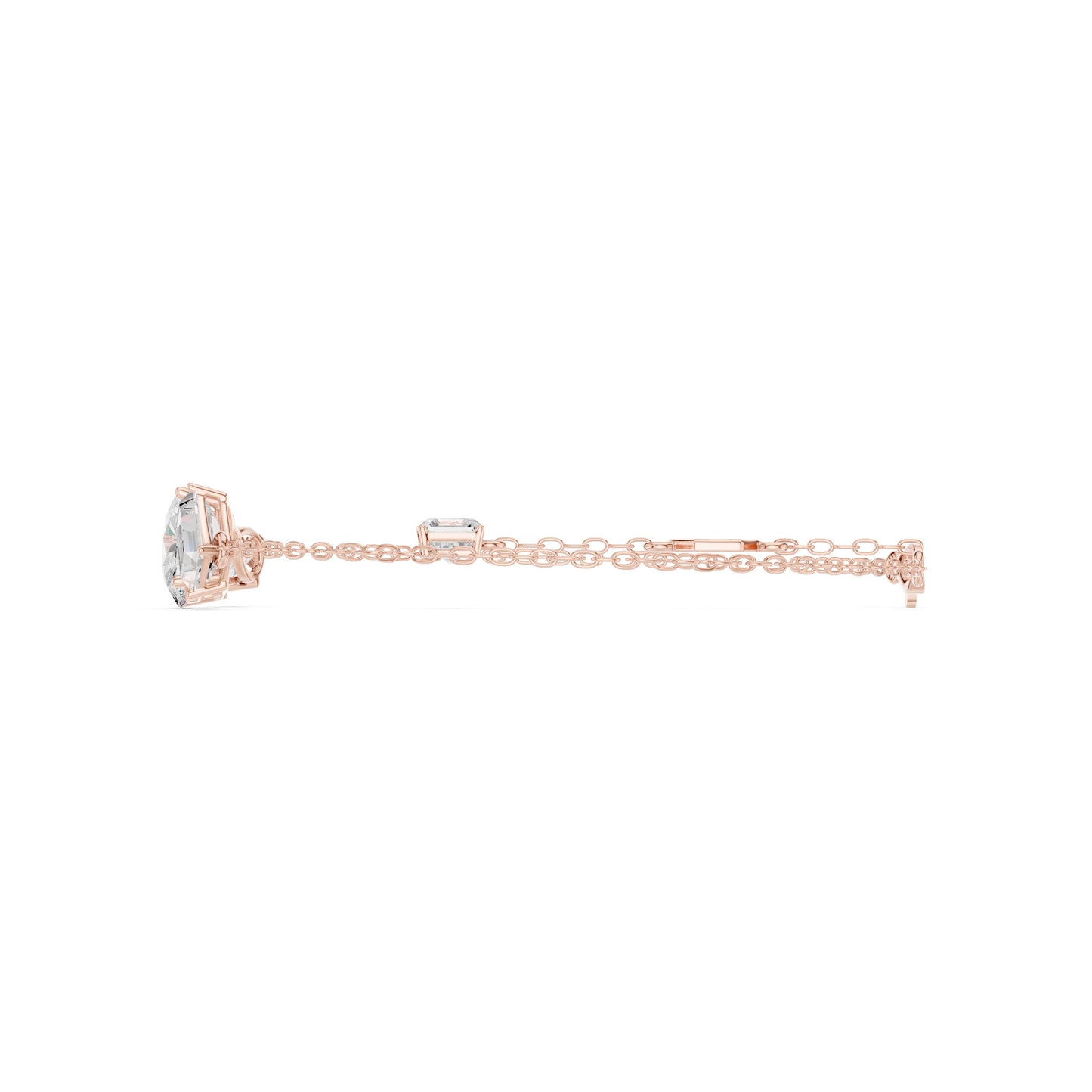 Pear Chain Lab Grown Diamond Bracelet