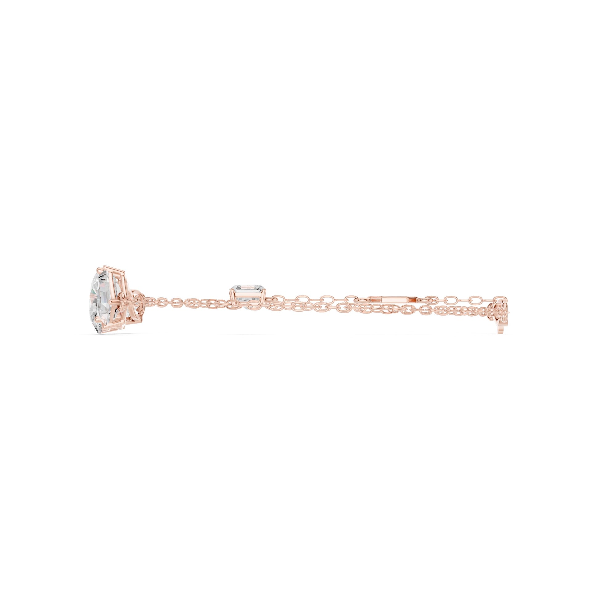 Pear Chain Lab Grown Diamond Bracelet