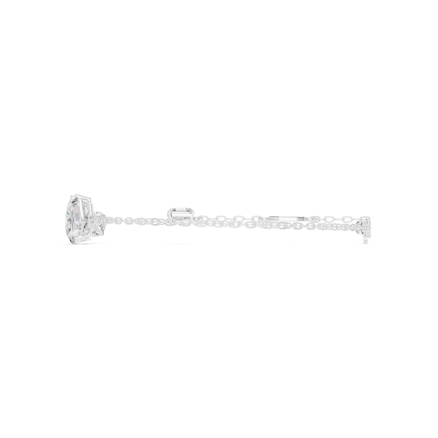 Pear Chain Lab Grown Diamond Bracelet