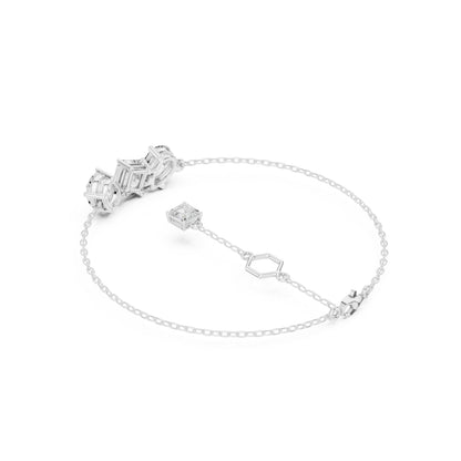 Emerald Chain Lab Grown Diamond Bracelet