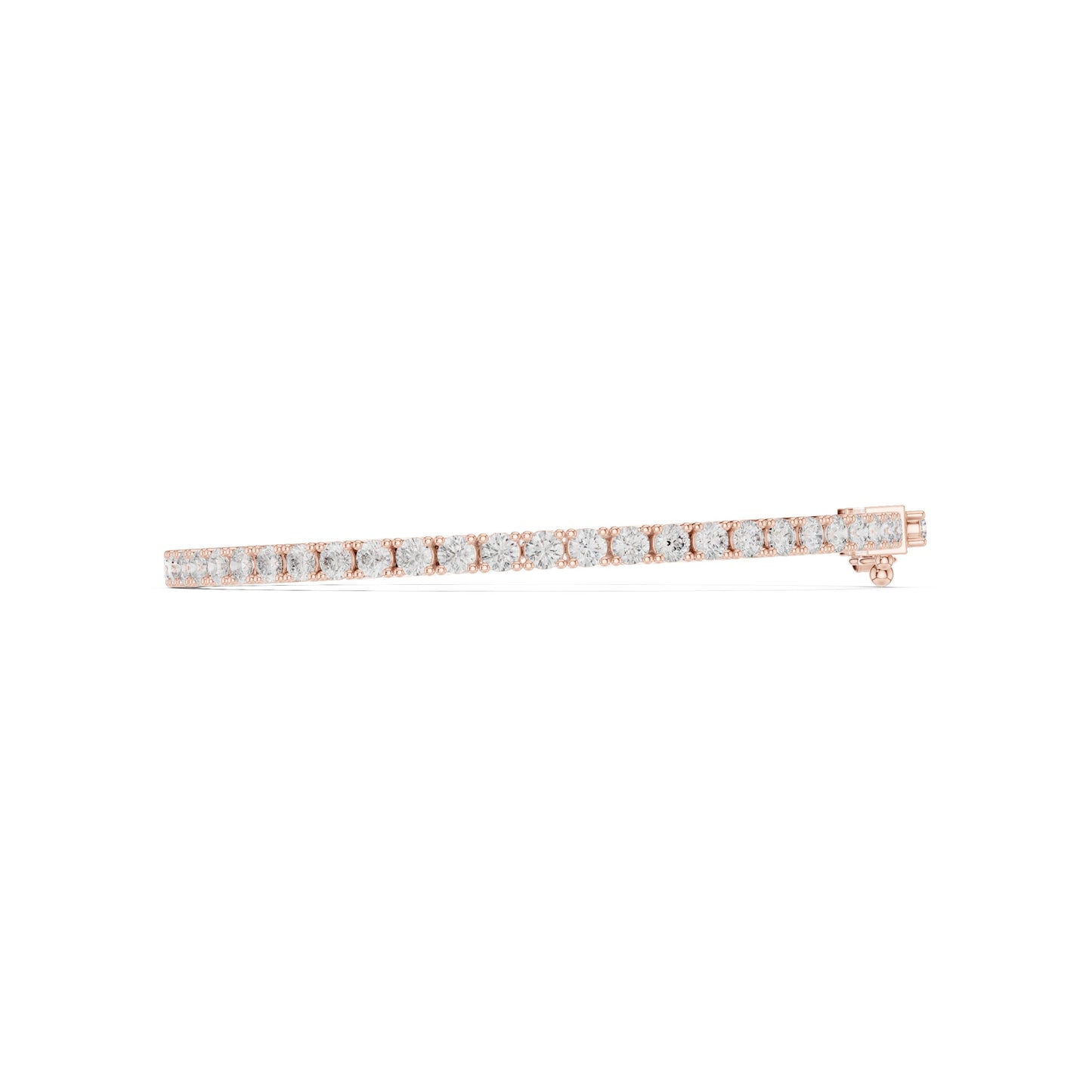 Round Tennis Lab Grown Diamond Bracelet