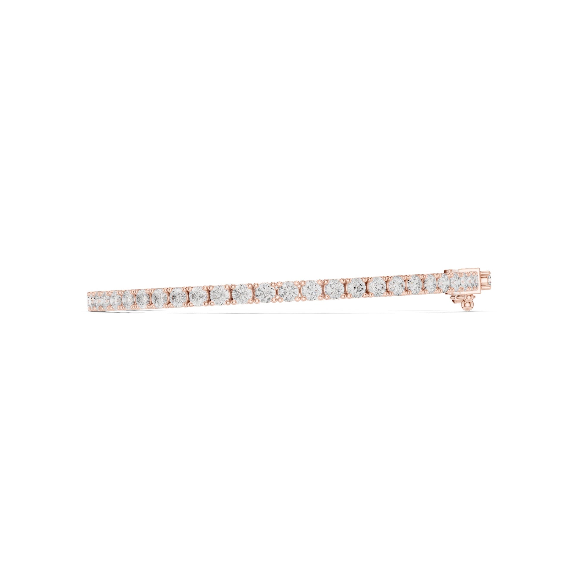 Round Tennis Lab Grown Diamond Bracelet