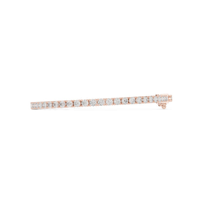 Round Tennis Lab Grown Diamond Bracelet