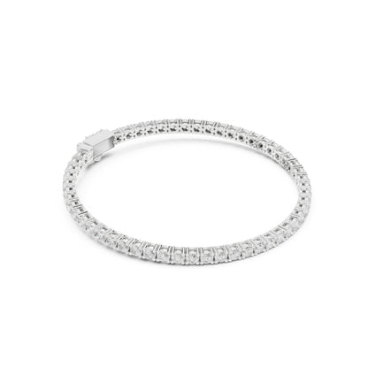 Round Tennis Lab Grown Diamond Bracelet
