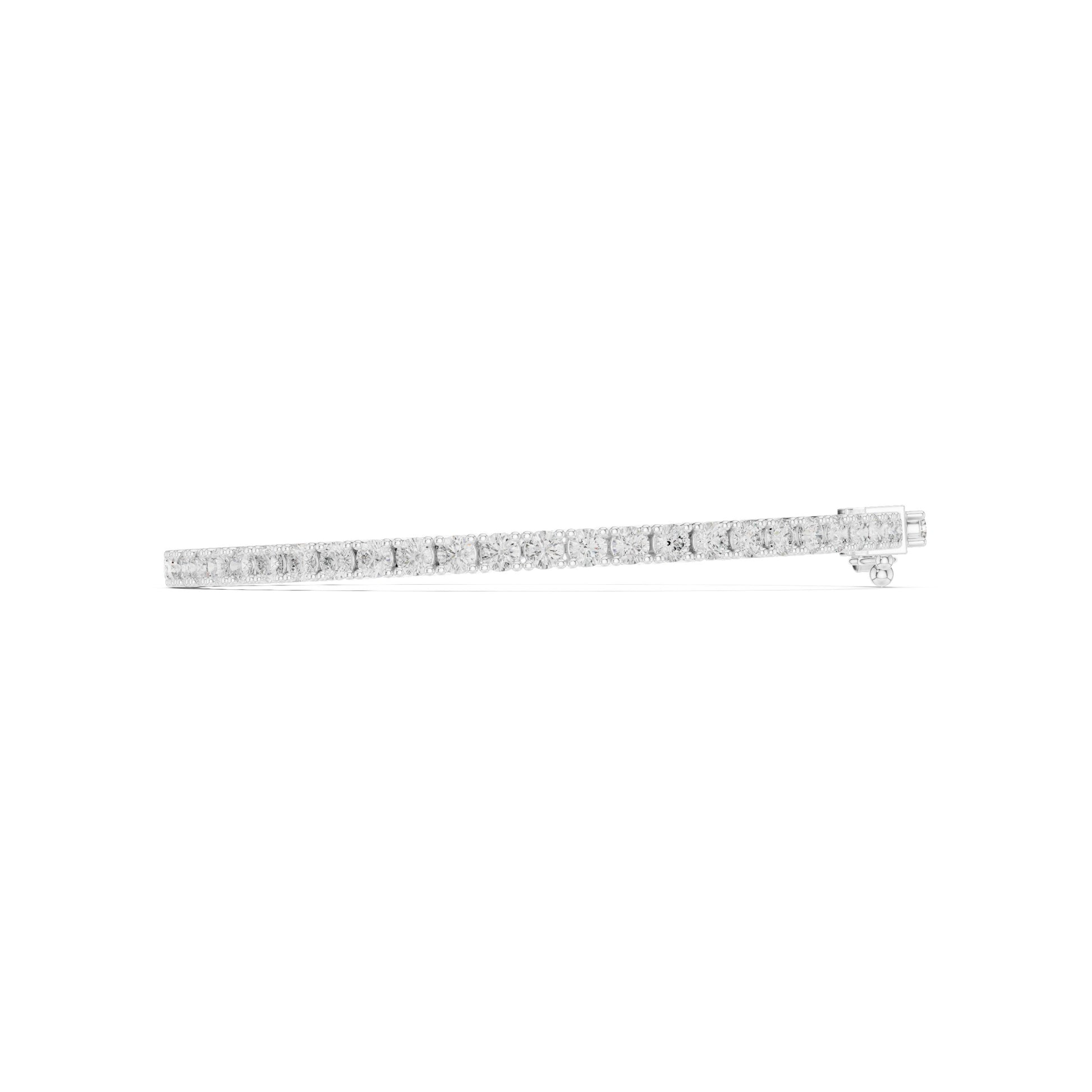 Round Tennis Lab Grown Diamond Bracelet