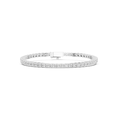 Round Tennis Lab Grown Diamond Bracelet