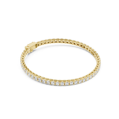 Round Tennis Lab Grown Diamond Bracelet