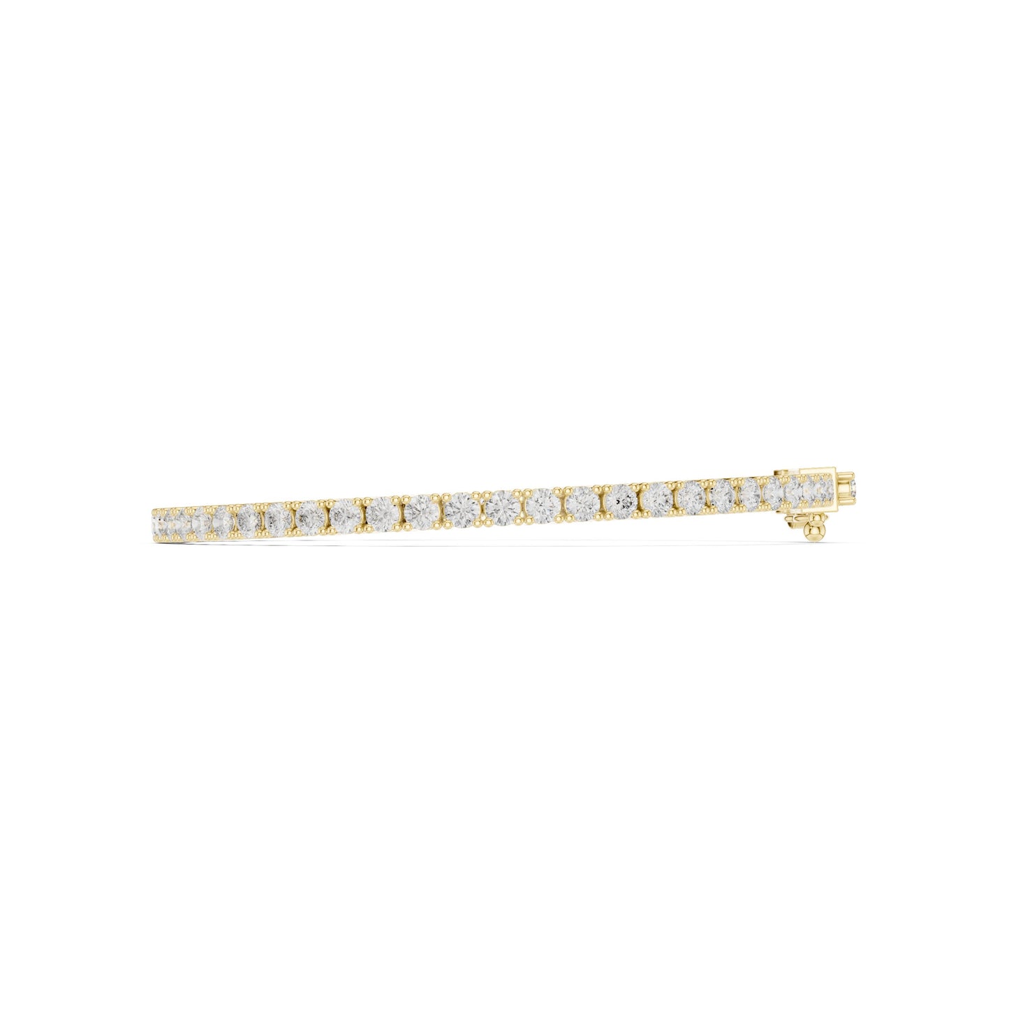 Round Tennis Lab Grown Diamond Bracelet