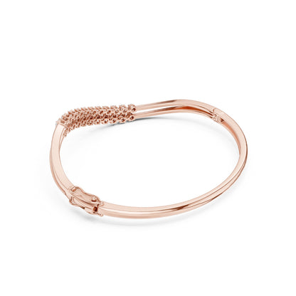 Round Bangle Lab Grown Diamond Bracelet