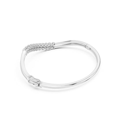 Round Bangle Lab Grown Diamond Bracelet