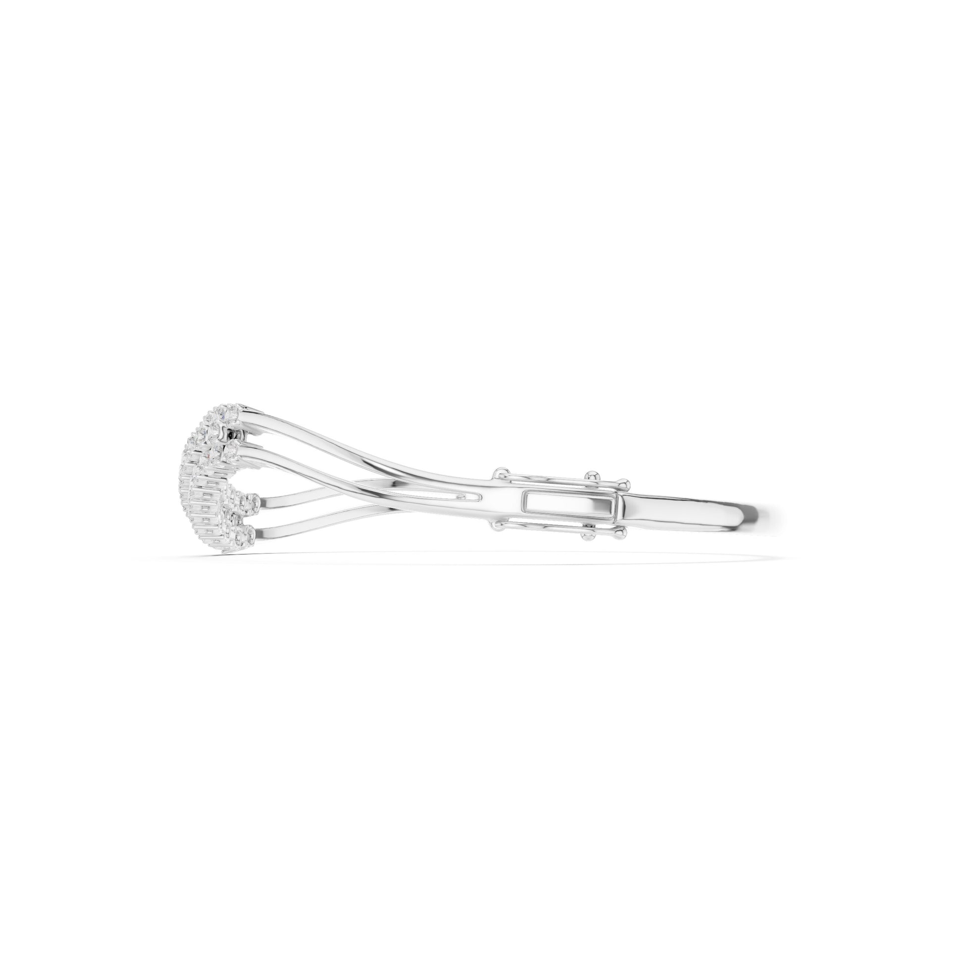 Round Bangle Lab Grown Diamond Bracelet