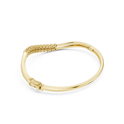 Round Bangle Lab Grown Diamond Bracelet