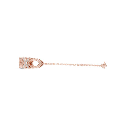 Marquise Link Lab Grown Diamond Bracelet