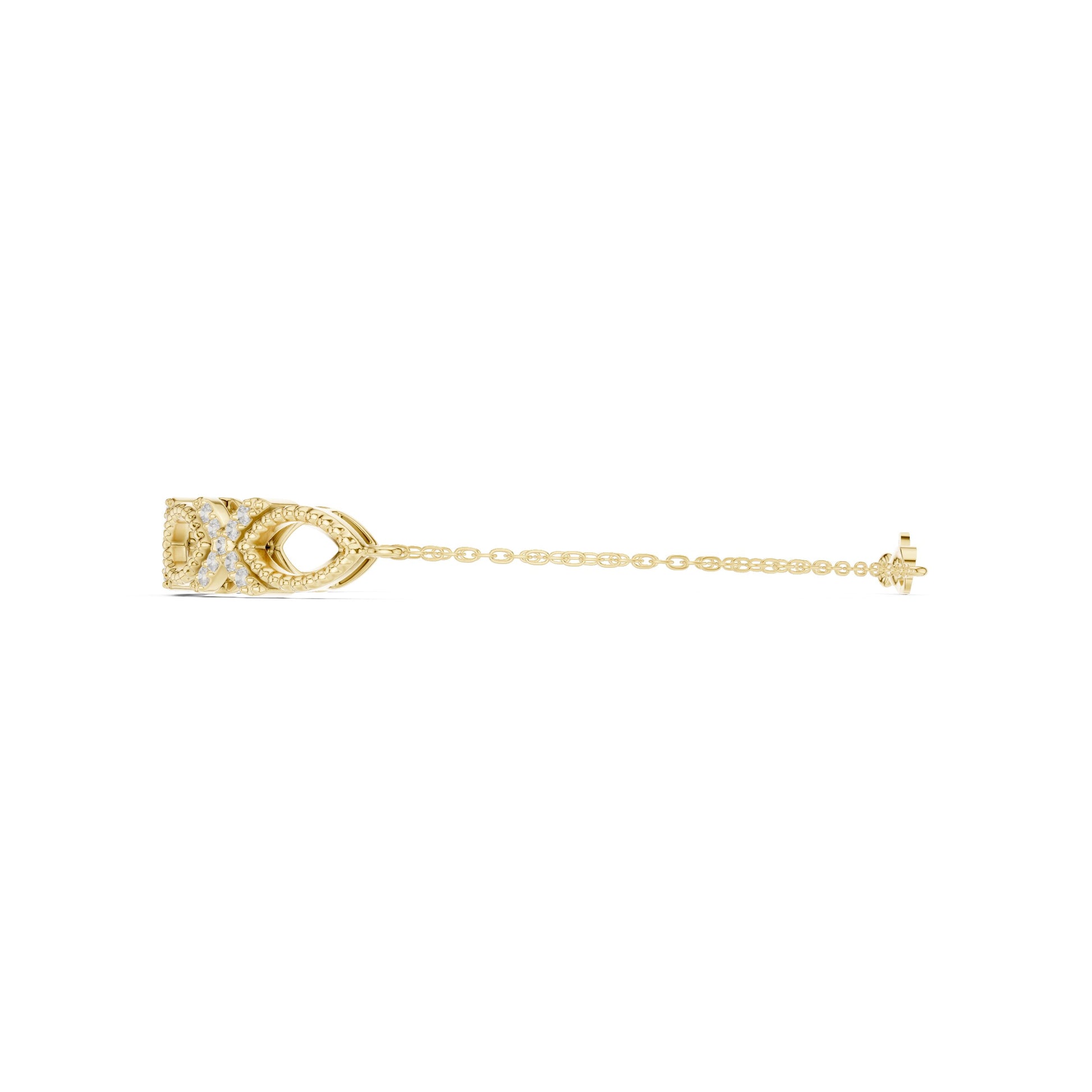 Marquise Link Lab Grown Diamond Bracelet