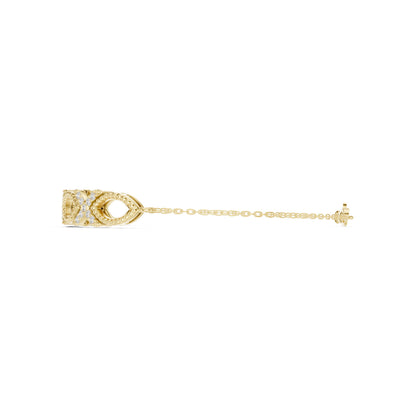 Marquise Link Lab Grown Diamond Bracelet