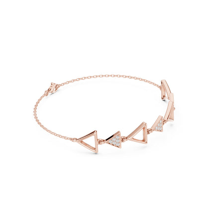 Round Chain Lab Grown Diamond Bracelet