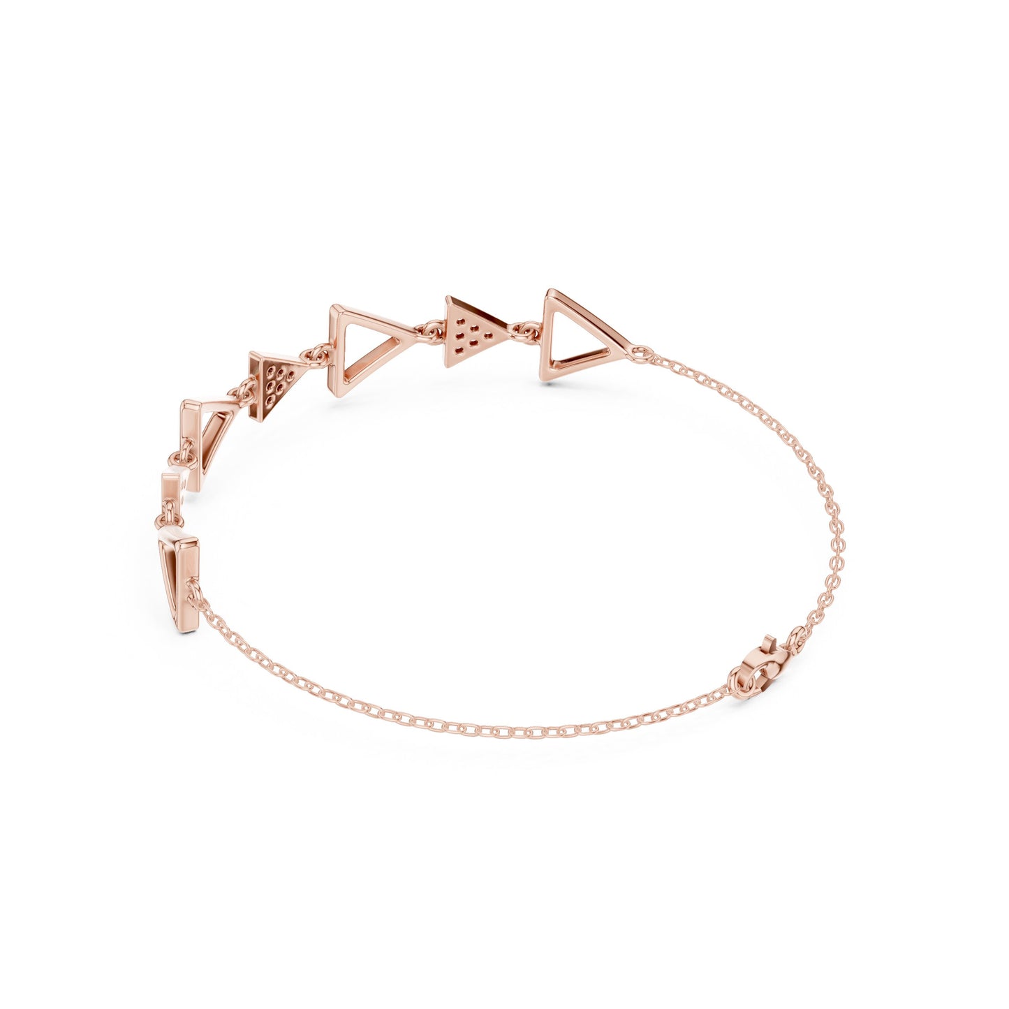 Round Chain Lab Grown Diamond Bracelet