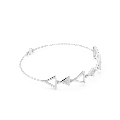 Round Chain Lab Grown Diamond Bracelet