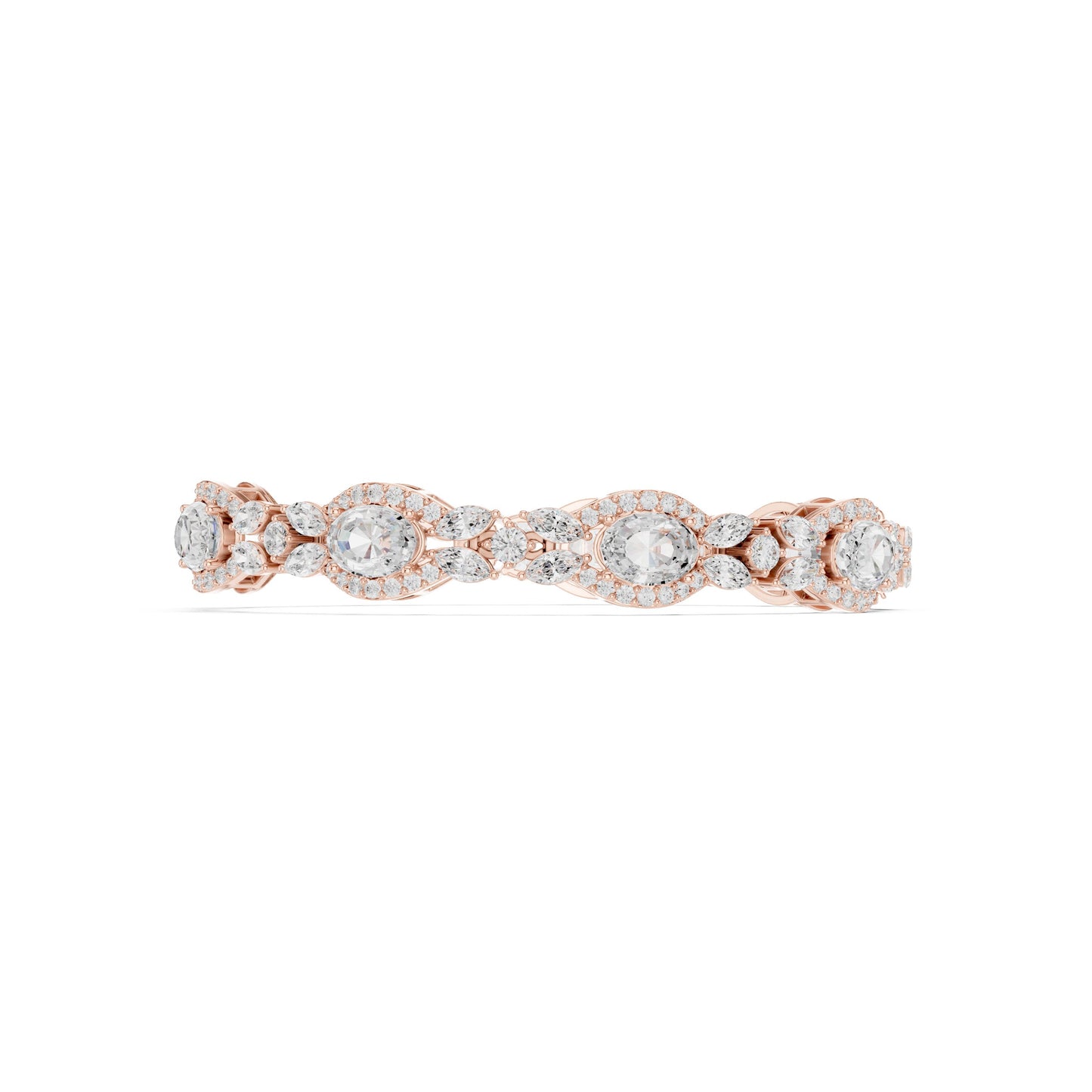 Pear Tennis Lab Grown Diamond Bracelet