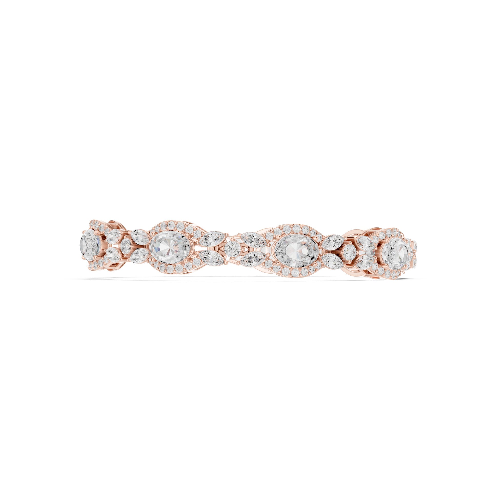 Pear Tennis Lab Grown Diamond Bracelet