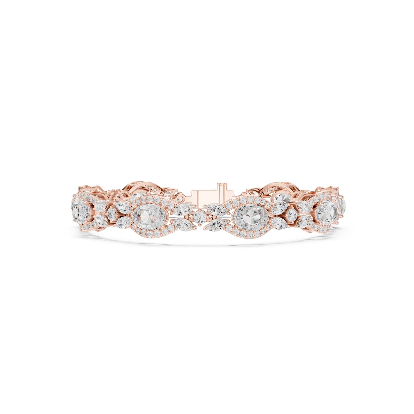 Pear Tennis Lab Grown Diamond Bracelet