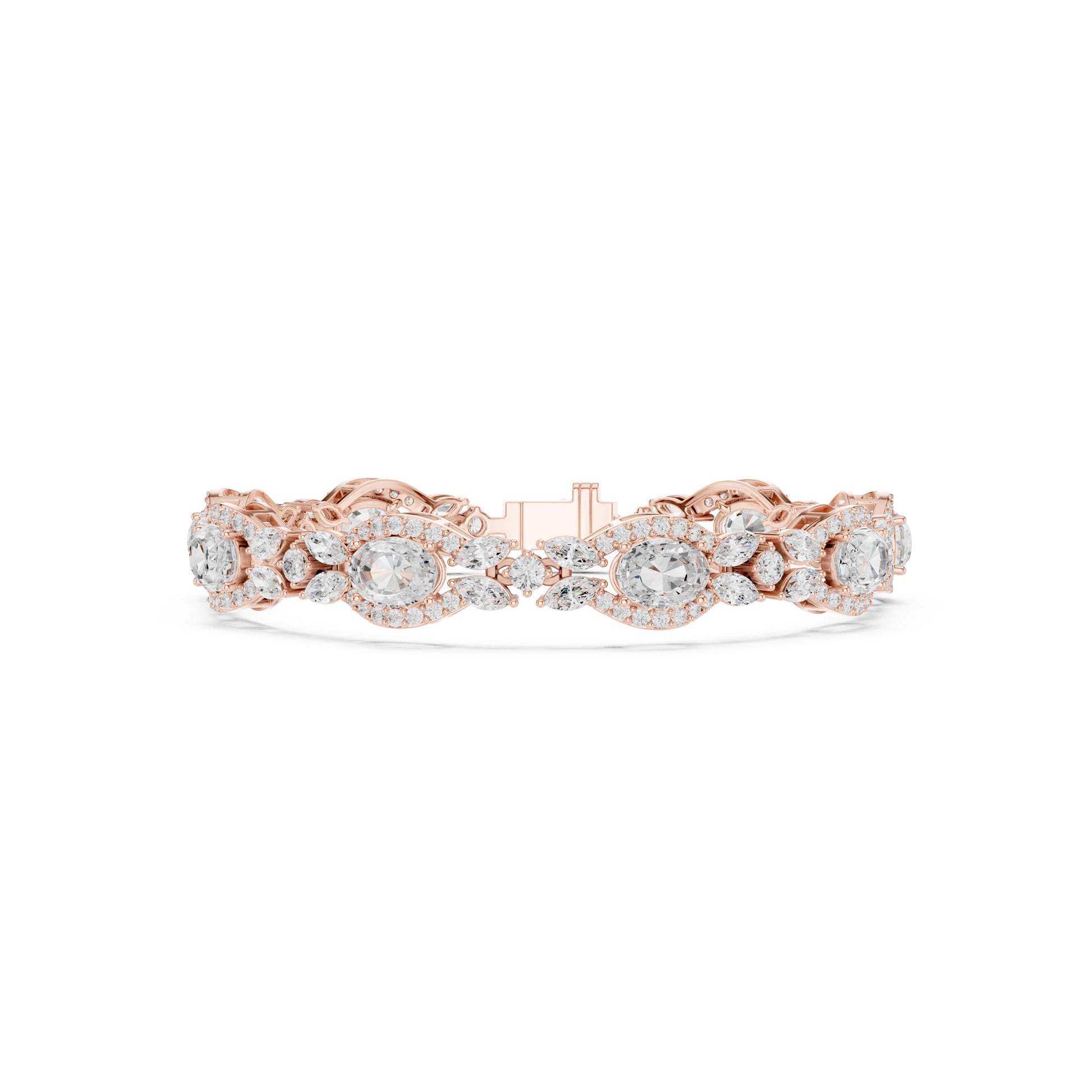 Pear Tennis Lab Grown Diamond Bracelet