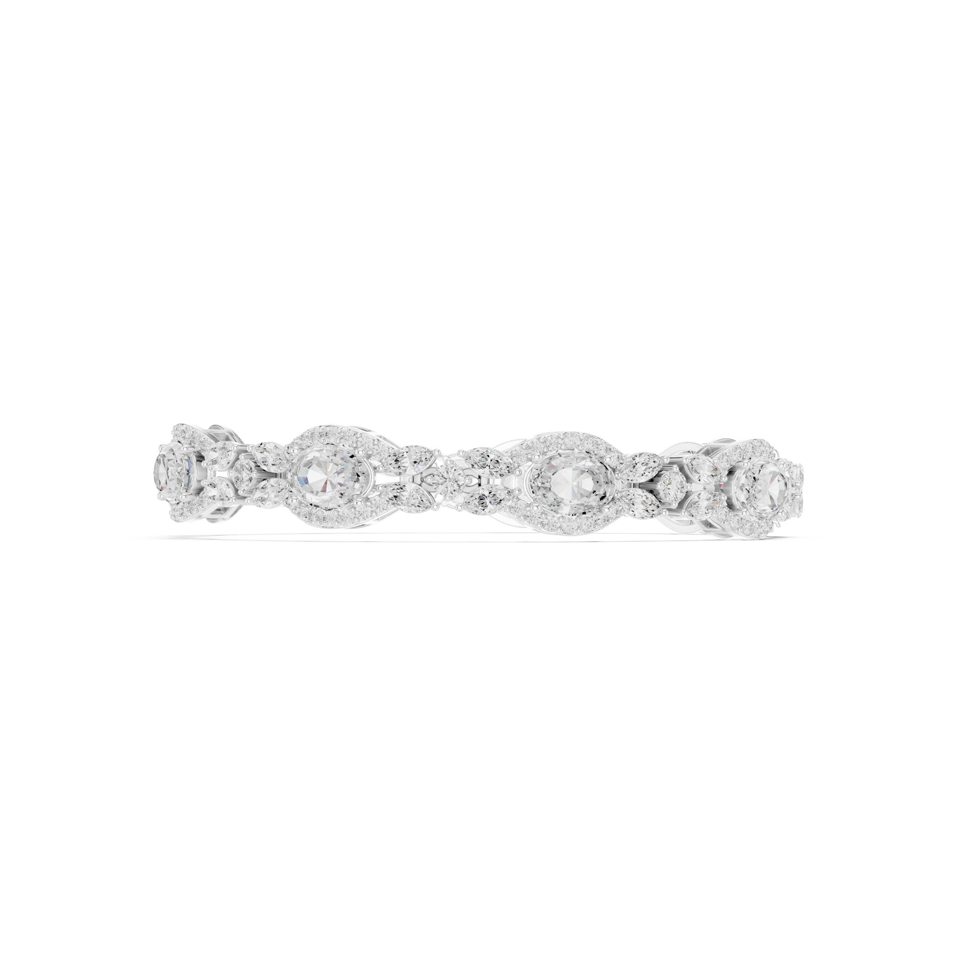 Pear Tennis Lab Grown Diamond Bracelet