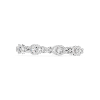 Pear Tennis Lab Grown Diamond Bracelet