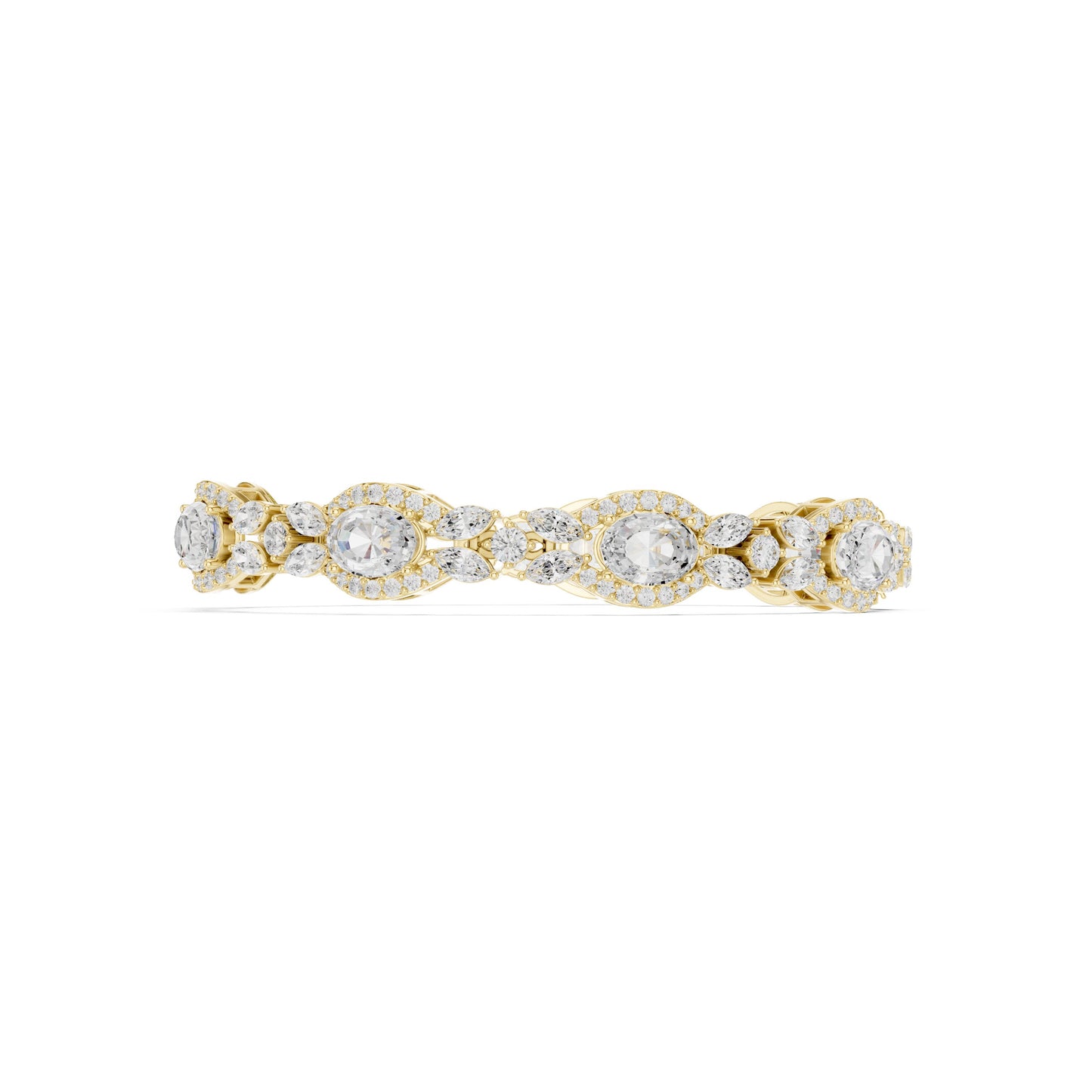 Pear Tennis Lab Grown Diamond Bracelet