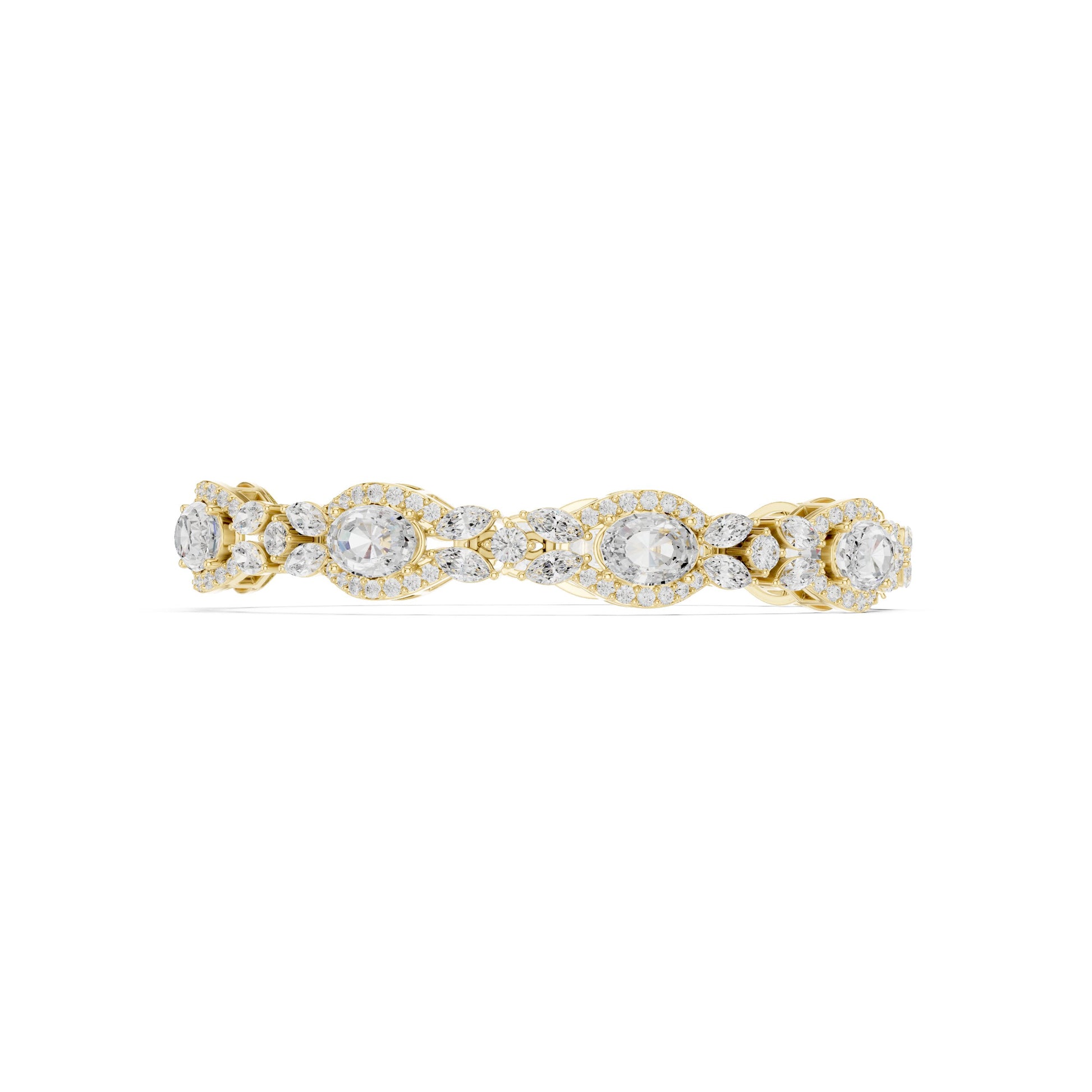 Pear Tennis Lab Grown Diamond Bracelet