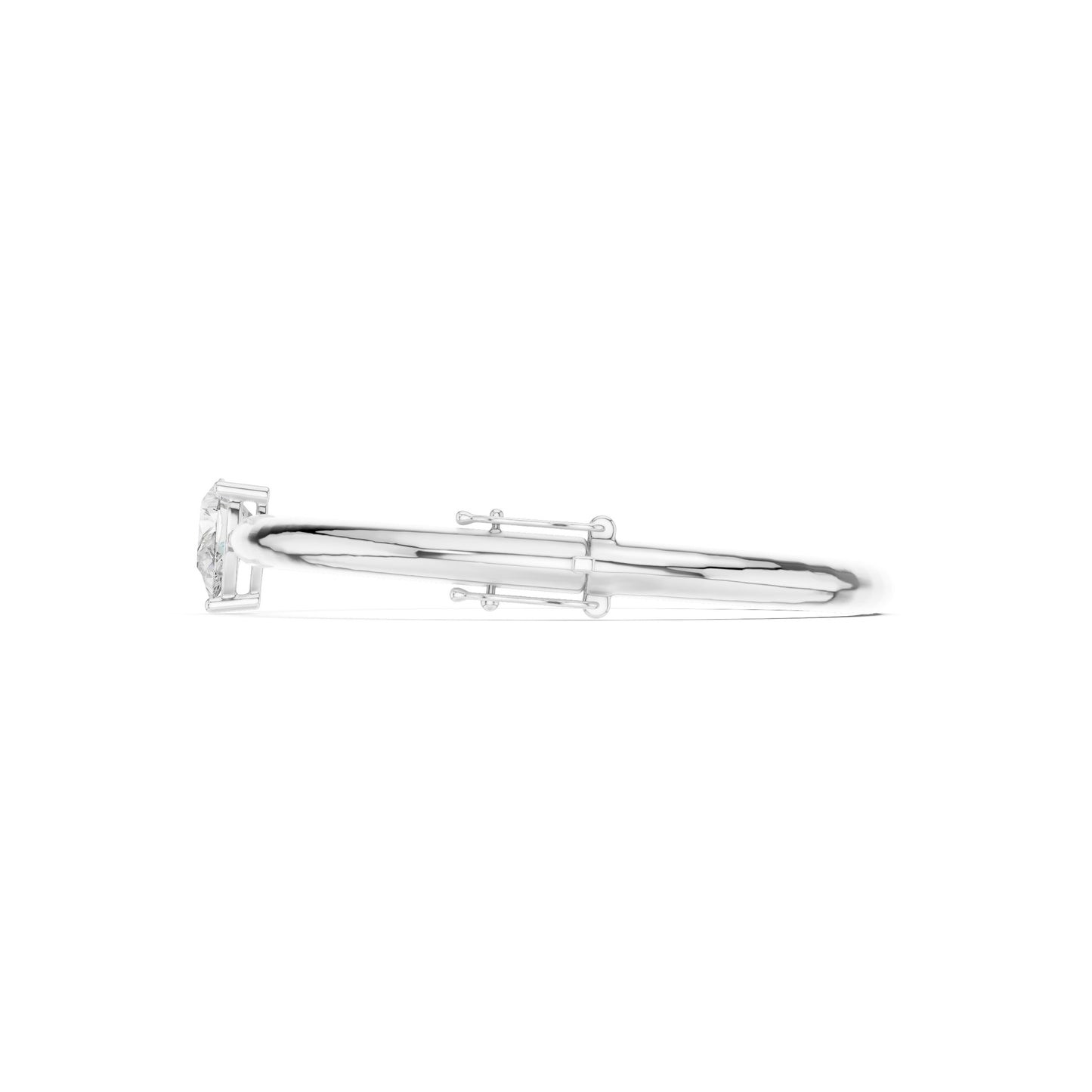 Pear Bangle Lab Grown Diamond Bracelet