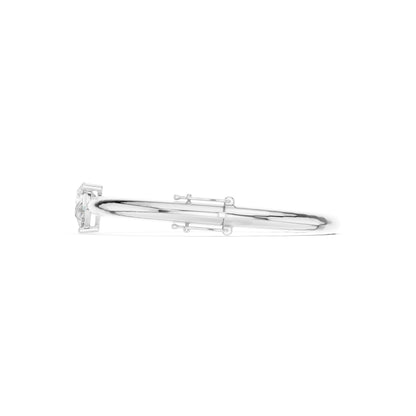 Pear Bangle Lab Grown Diamond Bracelet