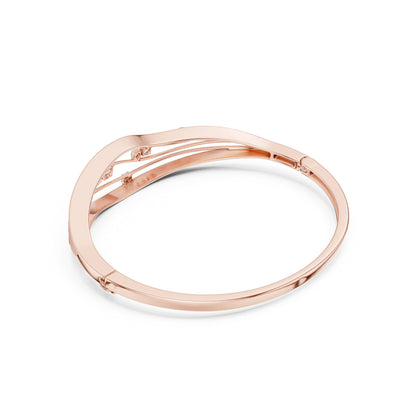 Round Bangle Lab Grown Diamond Bracelet