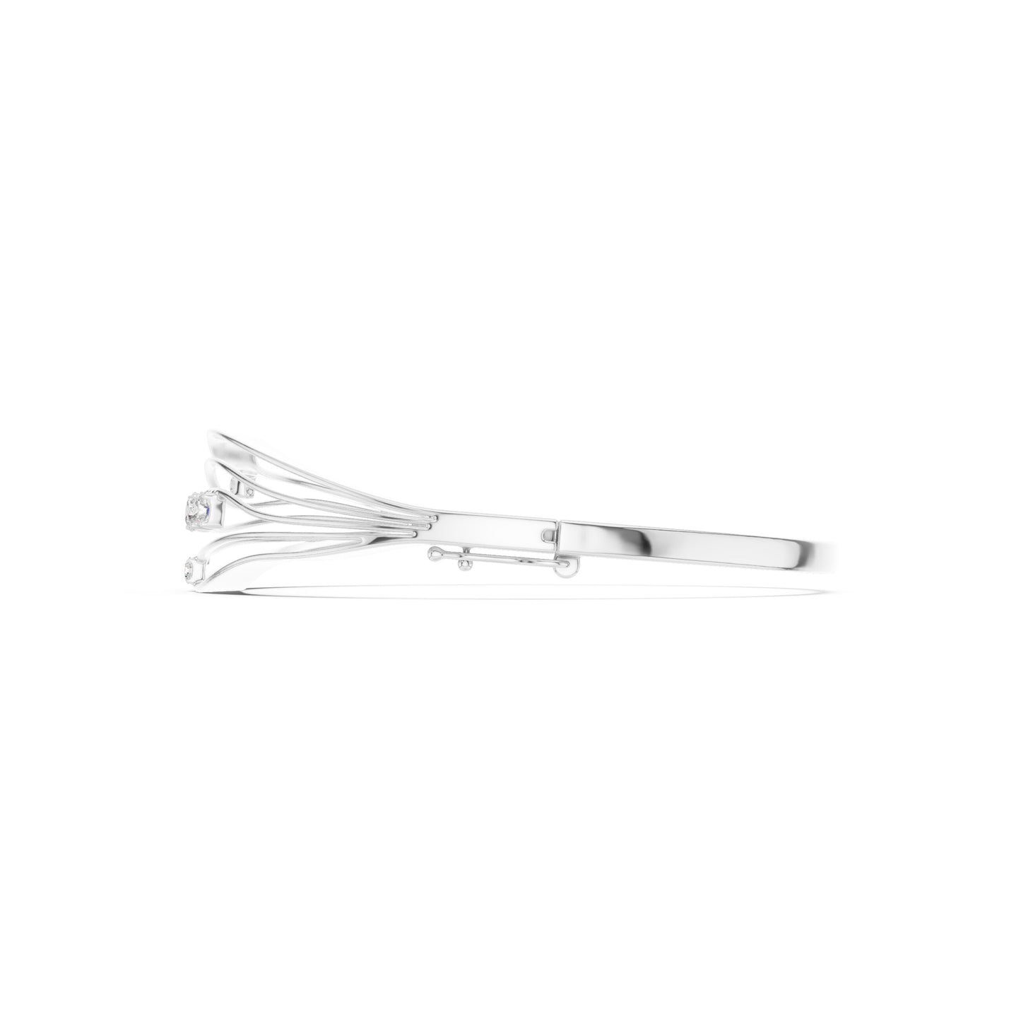 Round Bangle Lab Grown Diamond Bracelet
