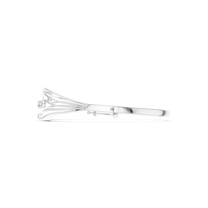 Round Bangle Lab Grown Diamond Bracelet